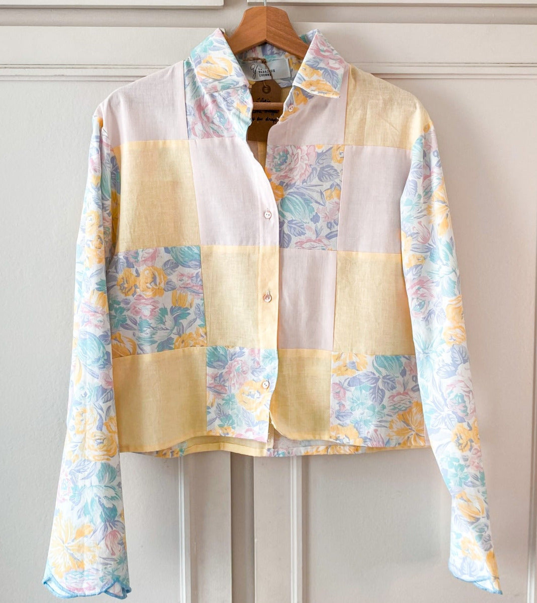 Chemise patchwork - pastel