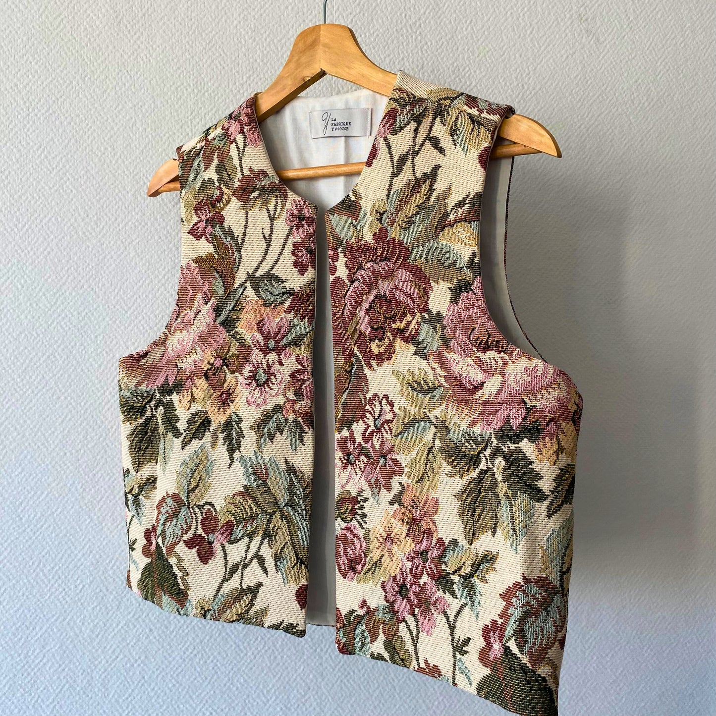 Gilet sans manches - tapisserie